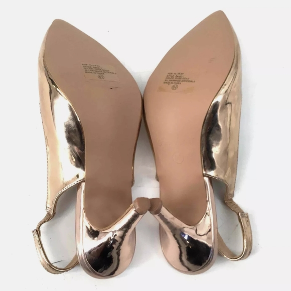 Forever Link Sanzi-1 Women's Rose Gold 3in pointed toe Heels Size 6.5 is new iob - Picture 6 of 7